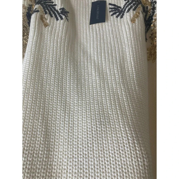 Lane bryant sequin shoulder cream knit dolman sleeve sweater sz 22/24 - Picture 16 of 16